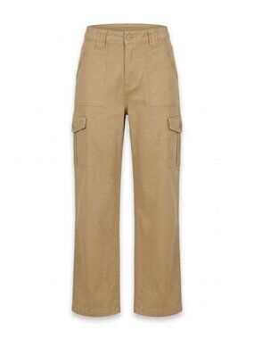 Rewind Cargo Pants Womens Size 7 28 W Tan Khaki Utility Straight Leg Mid Rise